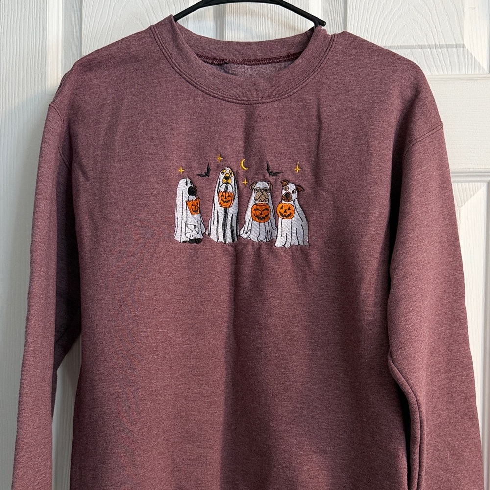 Halloween Ghost Dog Crewneck